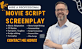 write movie script screenplay screenwriting horror script, script formatting