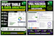 do custom excel templates, application, vba macros, form, automation, formulas