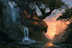 fantasy concept landscape illustrations