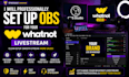 professionally set up obs for your whatnot livestream