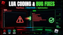 create roblox studio scripts and gameplay systems, optimized roblox luau code