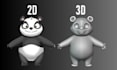 convert 2d image to 3d model 3d printable stl figurine 2d drawing 3d printing