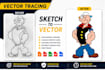ill do vector tracing logo vectorize image to vector ai svg eps