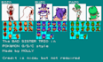 create gen3 pokemon pixel art character trainer, fakemon sprite sheet