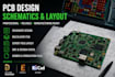 design professional pcb layout and schematics in altium kicad and eagle