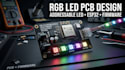 design rgb led lighting pcb, addressable led controller and firmware