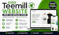 design teemill website print on demand products upload SEO optimization store