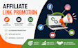 promote your affiliate link, clickbank offer, referral program and social media