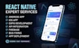 develop a modern react native mobile app using expo