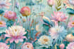 create unique watercolor seamless pattern design