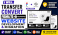 design ransfer convert figma to squarespace website development and migration