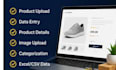 do e commerce product listing and data entry