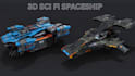 do realistic 3d sci fi hard surface asset sci fi mech for unity unreal engine
