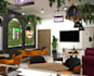 sketchup3d commercial modern lounge layout, restaurant,cafe design,cgi rendering