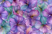 draw unique hand drawn watercolor seamless patterns