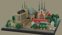 design custom lego moc, 3d models, house bricklink studio files and instruction
