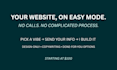 design a modern website for your home service business