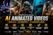 create stunning ai animation and ai videos