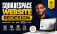 redesign squarespace website landing page SEO blog domain migration setup