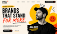 create an immersive 3d website and custom webpage