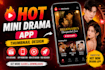 design hot mini drama poster and thumbnail