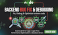 develop, fix, or automate your node js express backend
