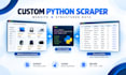 do web scraping and data scraping with python