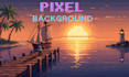 make pixel art background pixel animation pixel art scene environment 8bit 16bit