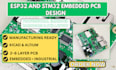 esp32 and stm32 embedded pcb design