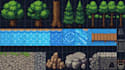 pixel art tileset,  pixel art backgound, game map, tilemap, isometric pixel art