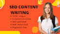 write welli researched SEO article and eassy content
