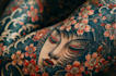 make a traditional japanese irezumi tattoo