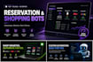 build web automation, reservation, amazon, topps, ebay, tock, auto purchase bots