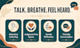 be your professional listener in a safe judgment free space