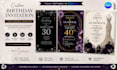 design a luxury birthday invitation in canva