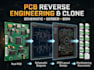 reverse engineer, clone and recreate your pcb with schematic and gerber