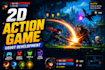 create a custom 2d action game in godot