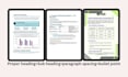 turn your messy document,note into a professional PDF