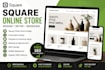 design square online store, ecommerce store, square redesign and square seo