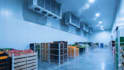 design a cold storage warehouse with 3d modeling and realistic rendering