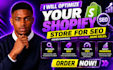 fix shopify onpage seo and technical s e o to rank on google