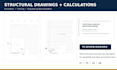 do architectural structural permit drawings site plans and pe review