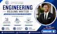 craft an ats optimized engineering resume CV and coverletter
