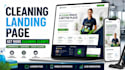 design cleaning landing page