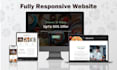 create single page website or figma landing page using elementor