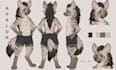 create furry reference sheet fursona ref sheet furry nsfw character design oc