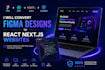convert figma designs to react next js websites