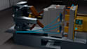 create industrial animation 3d injection molding plastic manufacturing animation