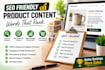 write SEO product description for your online store