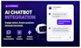 responsive landing page with ai chatbot and automatization